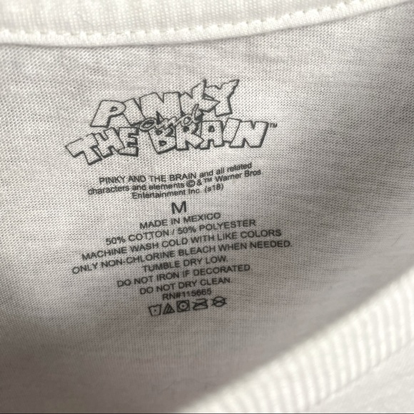 VINTAGE PINKY AND THE BRAIN tee size M - Picture 4 of 4